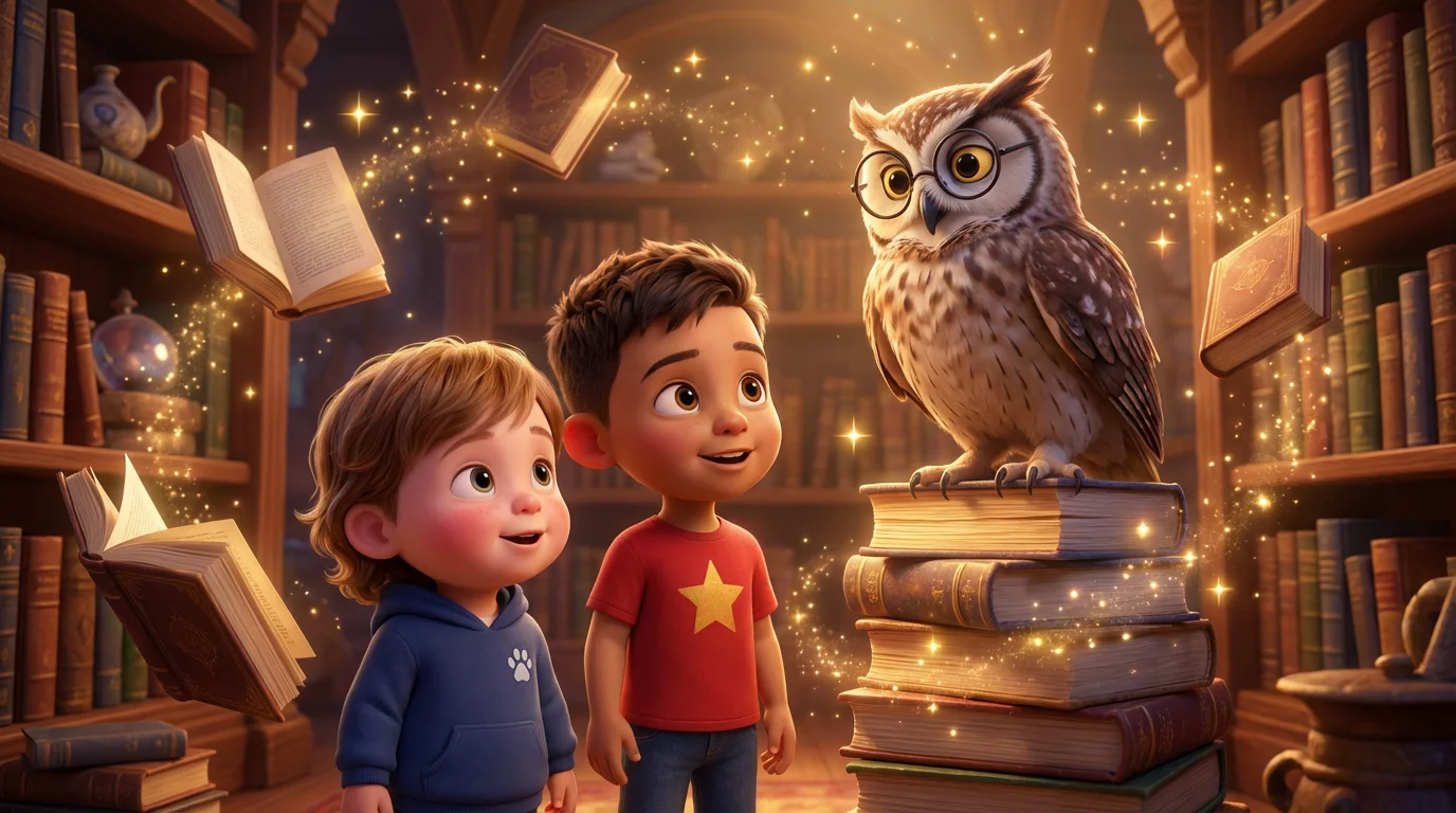 Violet explained the gems were magical and could grant wishes to kind-hearted children!