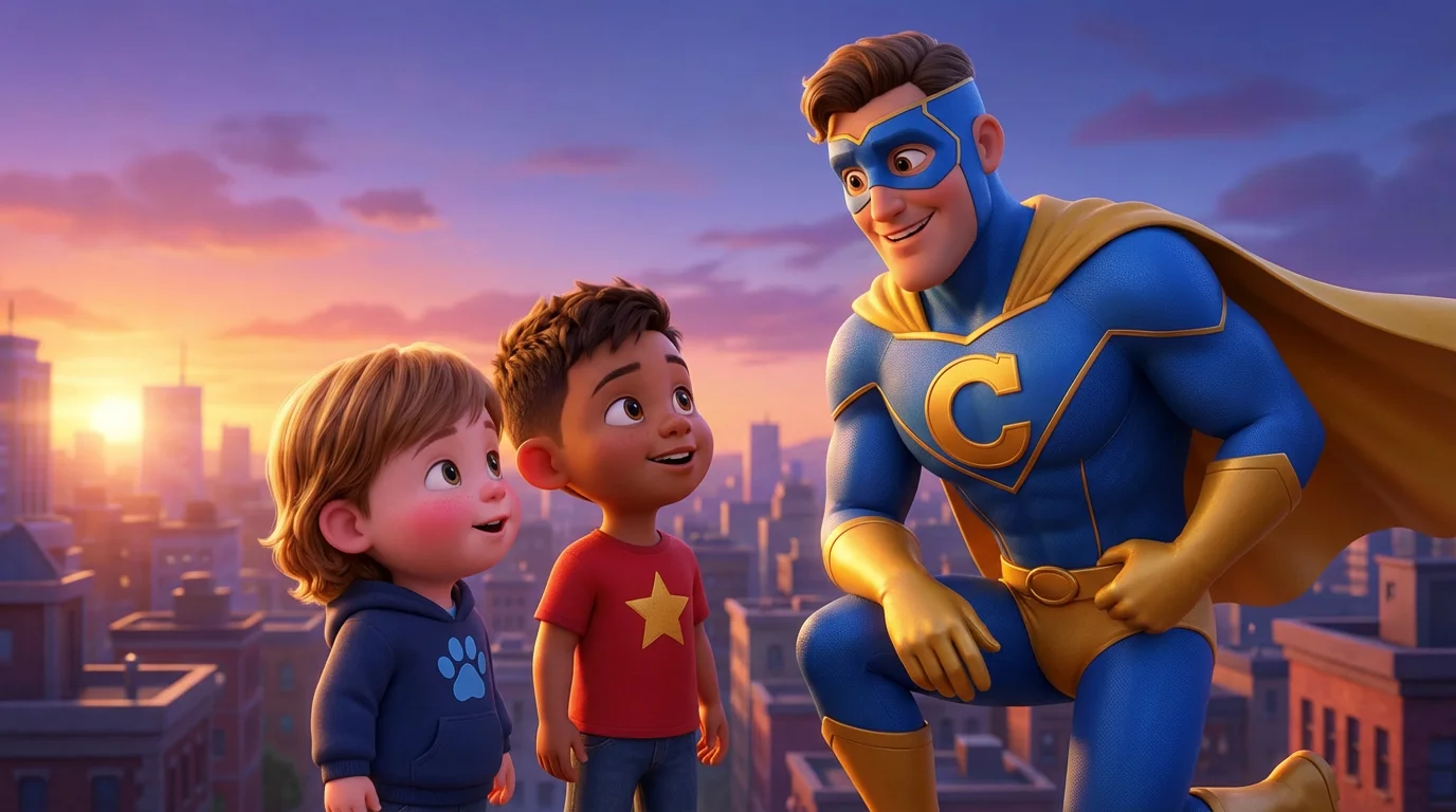 With their new magical powers, they helped Violet find her lost family in the clouds above!